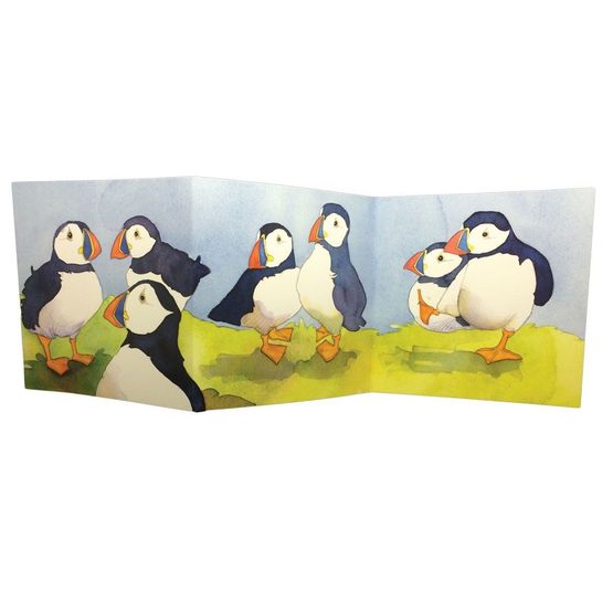Emma Ball Puffin's Day Trip Two-Fold Greetings Card