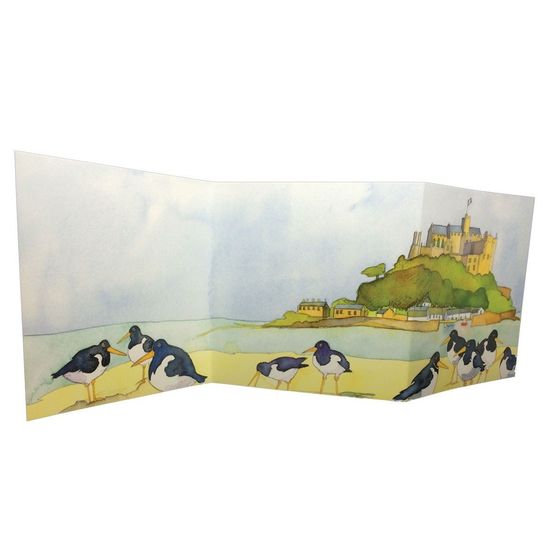 Emma Ball Oystercatcher's View Two-Fold Greetings Card