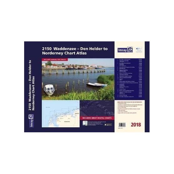 Imray 2150 Waddenzee - Den Helder to Norderney Chart Atlas