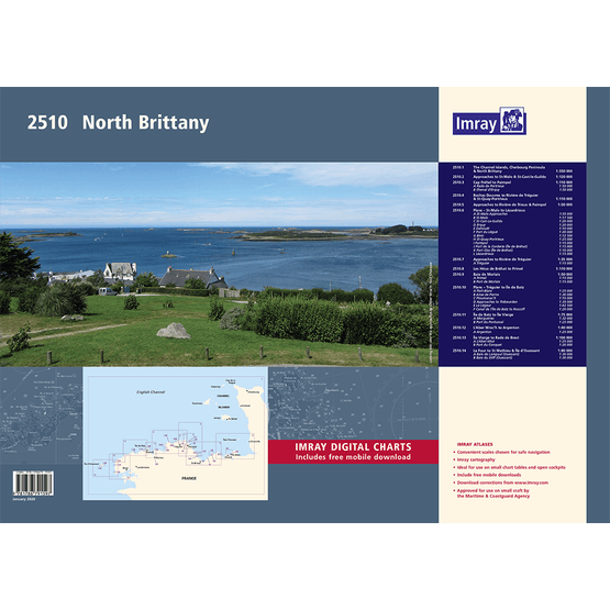 Imray 2510 North Brittany Chart Atlas