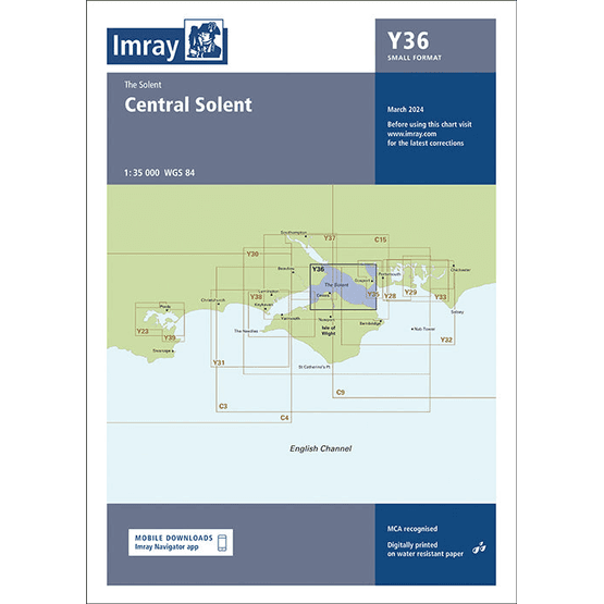 Imray Chart Y36: Central Solent