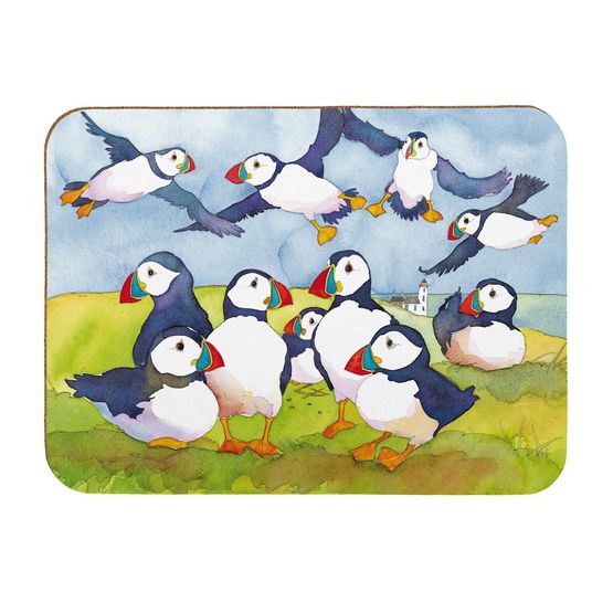 Emma Ball Playful Puffins Single Placemat