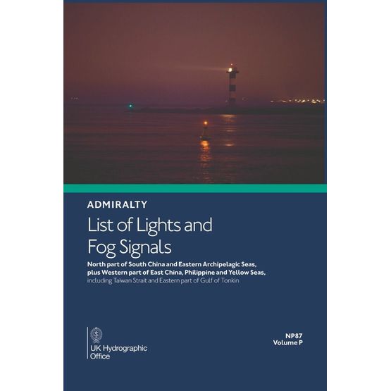 Admiralty NP87 List of Lights &amp; Fog Signals (Volume P)