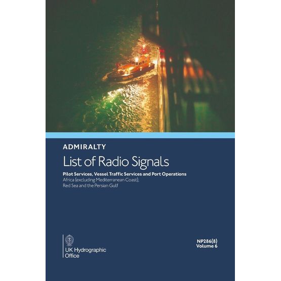 Admiralty NP286(8) List of Radio Signals (Volume 6 - Part 8)