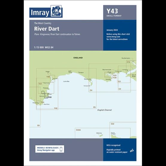 Imray Chart Y43: River Dart
