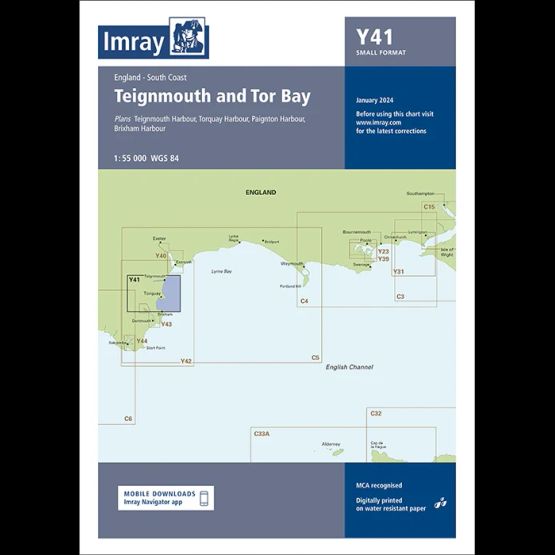 Imray Chart Y41: Teignmouth and Tor Bay