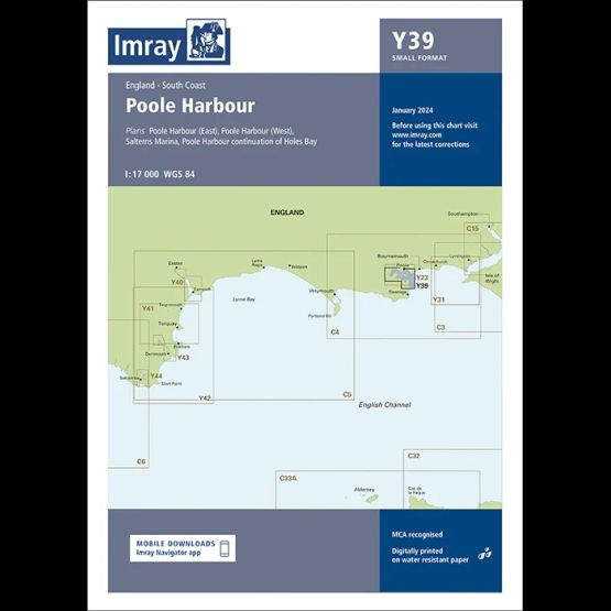 Imray Chart Y39: Poole Harbour