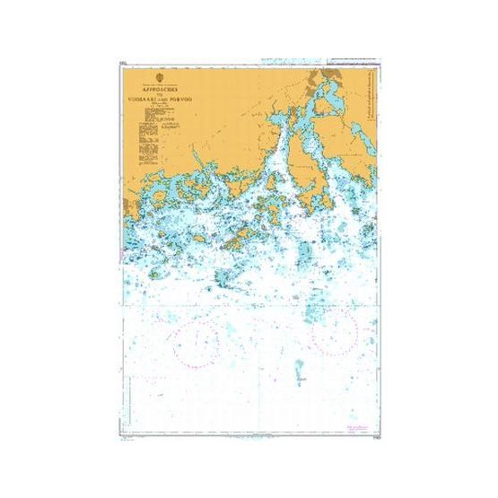 3817 Baltic Sea - Gulf of Finland, Approaches to Porvoo Admiralty Chart