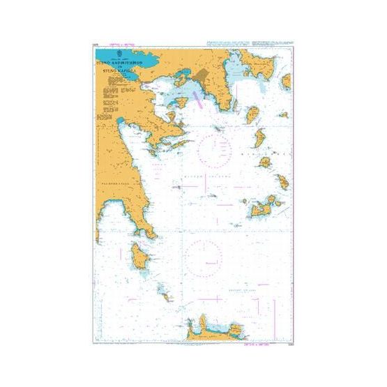 1093 Steno Andikithiron to Steno Kafirea Admiralty Chart