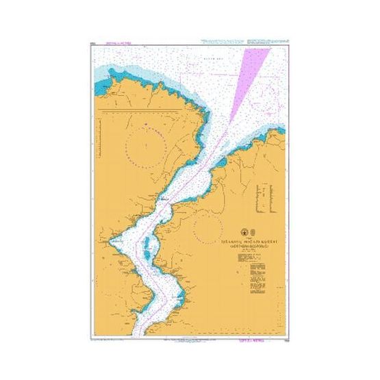 1158 Istanbul Bogazi Kuzeyi (Northern Bosporus) Admiralty Chart