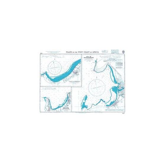 1197 Plans on the West Coast of Africa Admiralty Chart