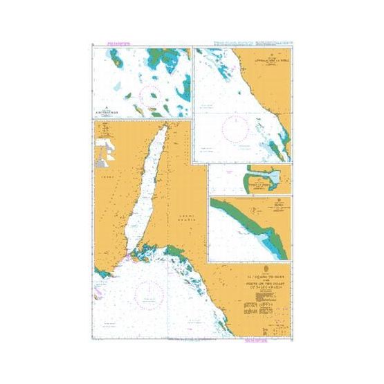 12 El `Aqaba to Duba and Ports on the Coast of Saudi Arabia Admiralty Chart