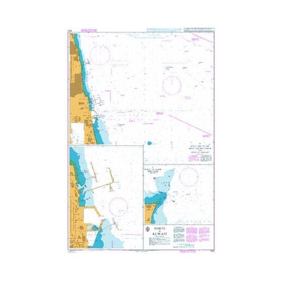 1223 Ports in Kuwait Admiralty Chart