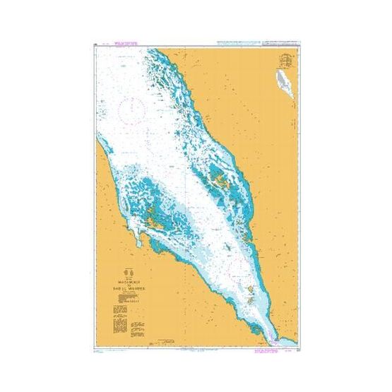 157 Red Sea,Masamirit to Bab el Mandeb Admiralty Chart