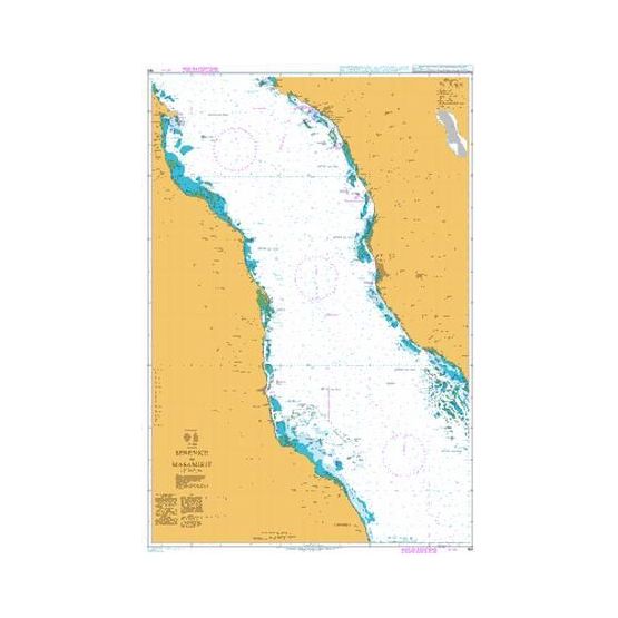 158 Red Sea,Berenice to Masamirit Admiralty Chart