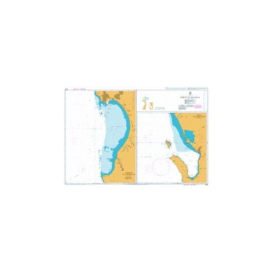 1590 Ports in Albania Admiralty Chart