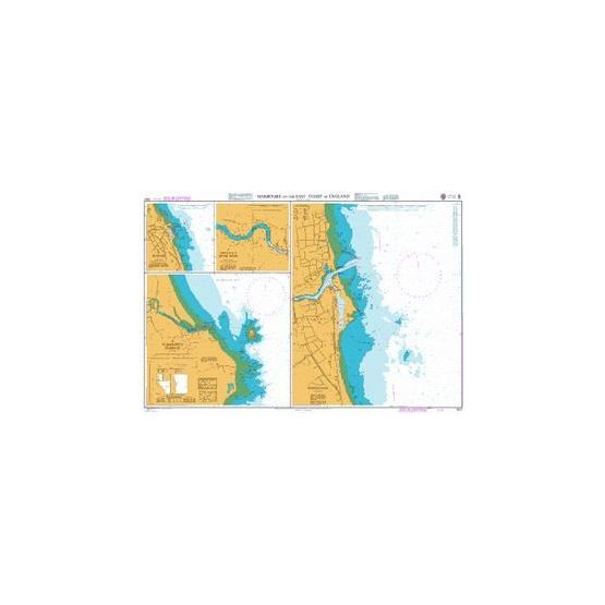 1627 Harbours on the East Coast of England Admiralty Chart
