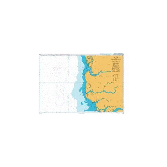 1664 Riviere Saloum to Ilheu do Caio Admiralty Chart