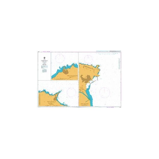 1710 Cherchell, Dellys and Bejaia Admiralty Chart