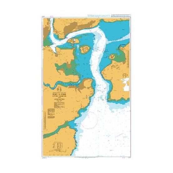 1777 Port of Cork. Lower Harbour and Approaches Admiralty Chart