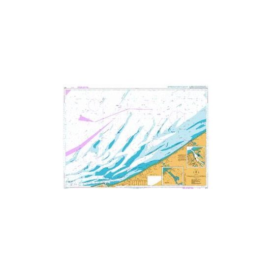 1873 Dunkerque to Oostende Admiralty Chart