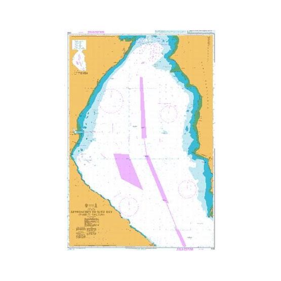 2133 Approaches to Suez Bay (Bahr el Qulzum) Admiralty Chart