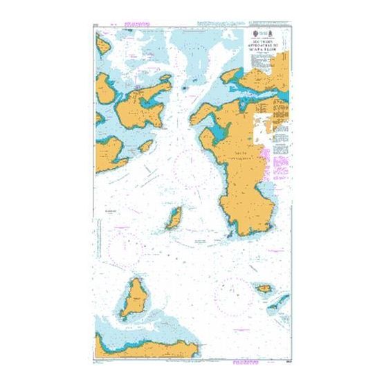 2581 Southern approaches to Scapa Flow Admiralty Chart