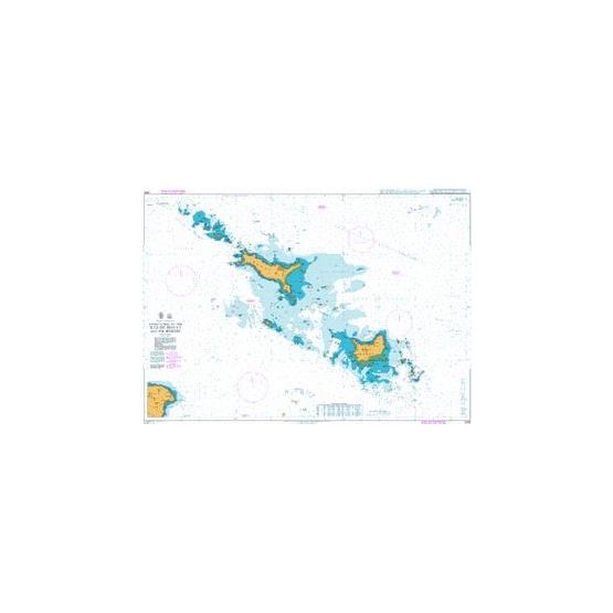 2835 Approaches to the Iles de Houat &amp; de Hoedic Admiralty Chart