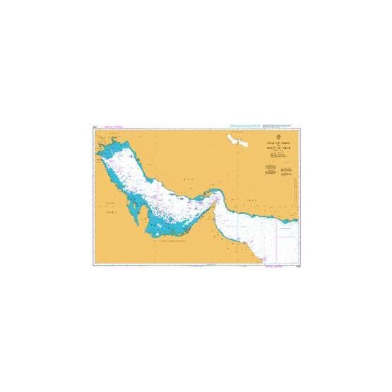 2858 Gulf of Oman to Shatt al `Arab Admiralty Chart