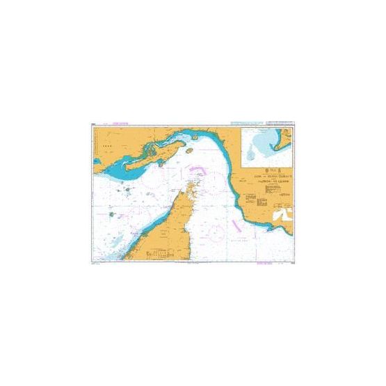 2888 Jask to Dubai (Dubayy) and Jazireh-ye Qeshm Admiralty Chart