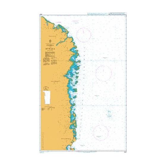 2927 Pemba to Mtwara Admiralty Chart
