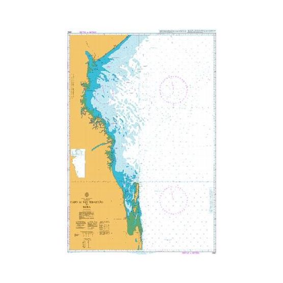 2932 Cabo de Sao Sebastiao to Beira Admiralty Chart