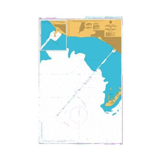 3302 Approaches to Berdyans'k Admiralty Chart