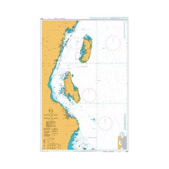 3310 Mafia Island to Pemba Island Admiralty Chart