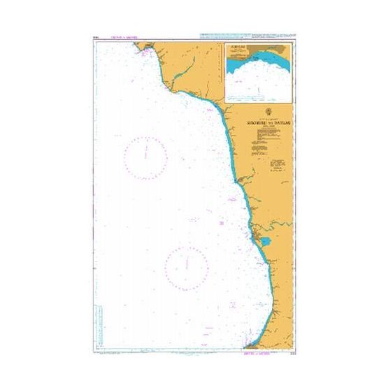 3313 Sukhumi to Batumi Admiralty Chart