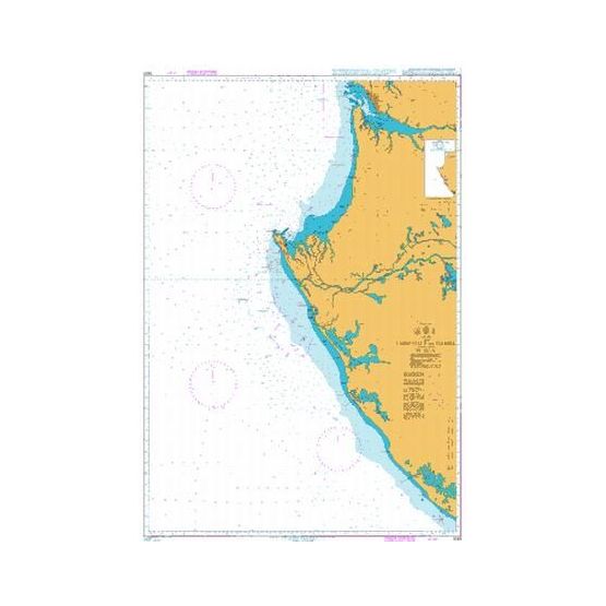 3328 Gabon, Libreville to Gamba Admiralty Chart