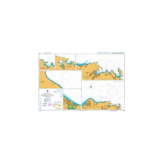 3518 Ports and Anchorages on the North East Coast of Oman Admiralty Chart