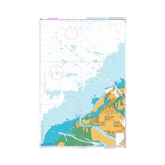 3713 Approaches to Abu Zaby (Abu Dhabi) Admiralty Chart