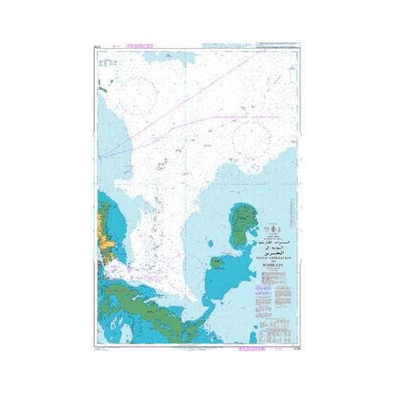3738 Outer Approaches to Bahrain Admiralty Chart