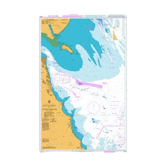 3773 Ra's Al Khafji to Jazirat Bubiyan Admiralty Chart