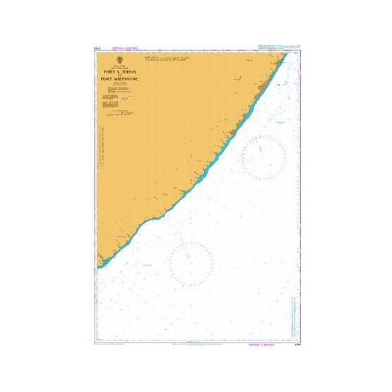 3794 Port S Johns to Port Shepstone Admiralty Chart