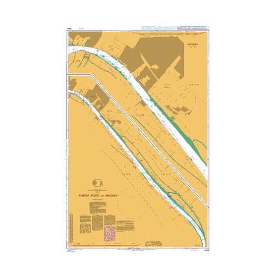 3844 Kabda Point to Abadan Admiralty Chart