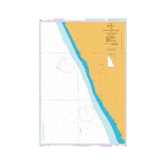 4133 Namibia, Sand Table Hill to Cape Cross Admiralty Chart