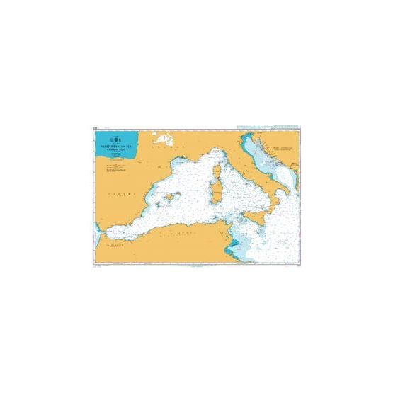 4301 Mediterranean Sea - Western Part Admiralty Chart