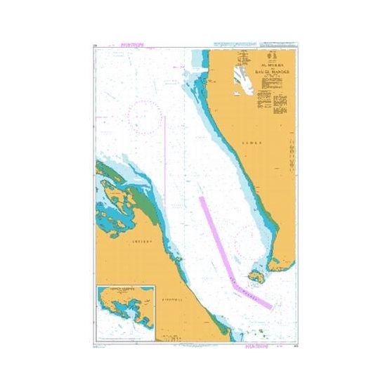 452 Al Mukha to Bab el Mandeb Admiralty Chart