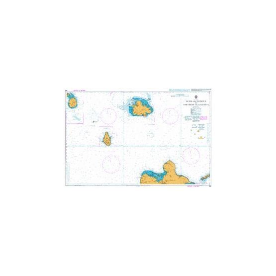 585 Nevis and Antigua to Northern Guadeloupe Admiralty Chart