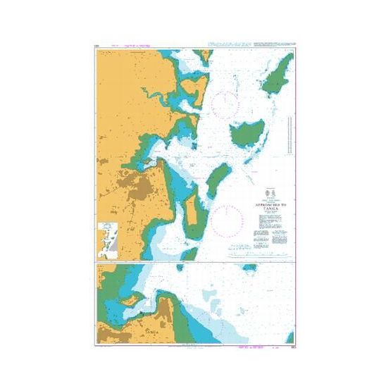 663 Approaches to Tanga Admiralty Chart