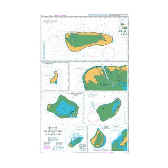 718 Islands North of Madagascar Admiralty Chart