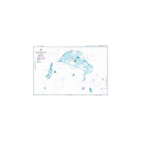 721 Southern Approaches to the Seychelles Group Admiralty Chart