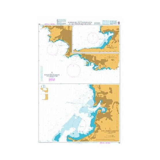 799 Harbours &amp;  Anchorages in the Windward Islands Admiralty Chart